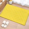 thumbnail image 1 of 2x3 Door Mat Rug, Yellow Morocco Non-Skid Rubber Backing Large Rectangle Rugs - Living Room Bedroom Home Office, Geometric Leaf Diamond Lattice Abstract Indoor Floor Mat Carpets Washable Rug, 1 of 9
