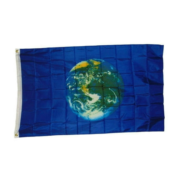 2x3 Earth Planet Flag 2'x3' House Banner Grommets fade resistant outdoor