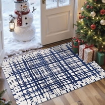 2x3 Entryway Rug Bathroom Rugs for Front Door Bedroom Kitchen, Washable Vintage Print Carpet, Floor Mat with Non Slip Backing