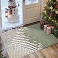 thumbnail image 1 of 2x3 Entryway Rug Bathroom Rugs for Front Door Bedroom Kitchen, Washable Vintage Print Carpet, Floor Mat with Non Slip Backing, 1 of 8