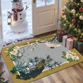 thumbnail image 1 of 2x3 Entryway Rug Bathroom Rugs for Front Door Bedroom Kitchen, Washable Vintage Print Carpet, Floor Mat with Non Slip Backing, 1 of 8