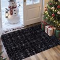 thumbnail image 1 of 2x3 Entryway Rug Bathroom Rugs for Front Door Bedroom Kitchen, Washable Vintage Print Carpet, Floor Mat with Non Slip Backing, 1 of 8