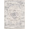 thumbnail image 1 of 2x3 Farmhouse Rug, Machine Washable, Non-Slip Stain-Resistant Low-Pile Modern Abstract Area Rugs for Entryway, Kitchen, Bedroom, Bathroom -Blue, 1 of 1
