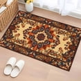 thumbnail image 1 of 2x3 Ft Entryway Area Rug, Bohemian Flower Kitchen Rug Runner Washable Floor Mat, Boho Tribal Colorful Distressed Printed Non Slip Indoor Door Mat Throw Carpet for Bathroom Living Room Bedroom, 1 of 8