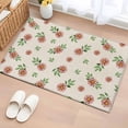 thumbnail image 1 of 2x3 Ft Entryway Area Rug, Country Flower Kitchen Rug Runner Washable Floor Mat, Pink Daisy Floral Retro Plant Leaf Non Slip Indoor Door Mat Throw Carpet for Bathroom Living Room Bedroom, 1 of 8
