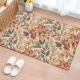 thumbnail image 1 of 2x3 Ft Entryway Area Rug, Fall Leaves Kitchen Rug Runner Washable Floor Mat, Farmhouse Retro Botanical Floral Non Slip Indoor Door Mat Throw Carpet for Bathroom Living Room Bedroom, 1 of 8