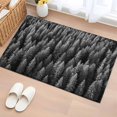 thumbnail image 1 of 2x3 Ft Entryway Area Rug, Gray Forest Kitchen Rug Runner Washable Floor Mat, Pine Trees Modern Mysterious Art Non Slip Indoor Door Mat Throw Carpet for Bathroom Living Room Bedroom, 1 of 8