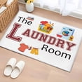 thumbnail image 1 of 2x3 Ft Entryway Area Rug, Laundry Room Kitchen Rug Runner Washable Floor Mat, Cartoon Washing Machine Clothes Non Slip Indoor Door Mat Throw Carpet for Bathroom Living Room Bedroom, 1 of 8