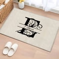thumbnail image 1 of 2x3 Ft Entryway Area Rug, Letter E Kitchen Rug Runner Washable Floor Mat, Monogram Words Non Slip Indoor Door Mat Throw Carpet for Bathroom Living Room Bedroom, 1 of 8