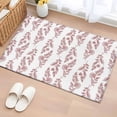 thumbnail image 1 of 2x3 Ft Entryway Area Rug, Red Botanical Kitchen Rug Runner Washable Floor Mat, Pastoral Elegant Spring Floral Non Slip Indoor Door Mat Throw Carpet for Bathroom Living Room Bedroom, 1 of 8