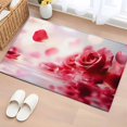 thumbnail image 1 of 2x3 Ft Entryway Area Rug, Red Rose Fantasy Kitchen Rug Runner Washable Floor Mat, Elegance Floral Romantic Reflection Non Slip Indoor Door Mat Throw Carpet for Bathroom Living Room Bedroom, 1 of 8