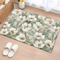 thumbnail image 1 of 2x3 Ft Entryway Area Rug, Sage Green Spring Floral Kitchen Rug Runner Washable Floor Mat, Summer Botanical Flowers Non Slip Indoor Door Mat Throw Carpet for Bathroom Living Room Bedroom, 1 of 8