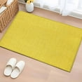 thumbnail image 1 of 2x3 Ft Entryway Area Rug, Yellow Burlap Texture Kitchen Rug Runner Washable Floor Mat, Farmhouse Vintage Yellow Non Slip Indoor Door Mat Throw Carpet for Bathroom Living Room Bedroom, 1 of 8