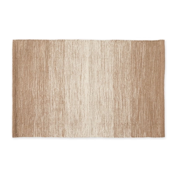 2x3-Ft Ombre Stripe Rug - Stone