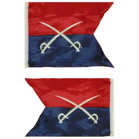 2x3 General Custer 7th Cavalry Union Flag 2'x3' Banner Brass Grommets Tail 100D