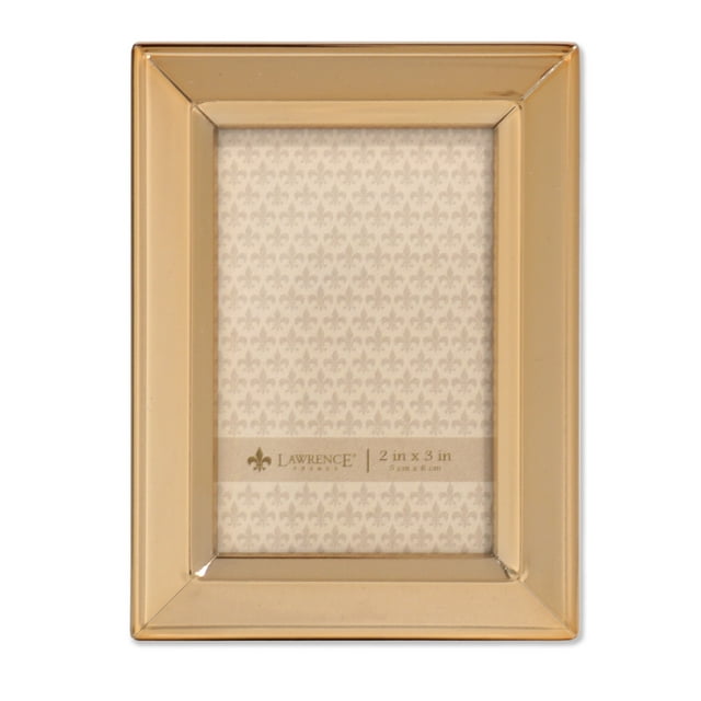 2x3 Gold Metal Picture Frame Classic Bevel