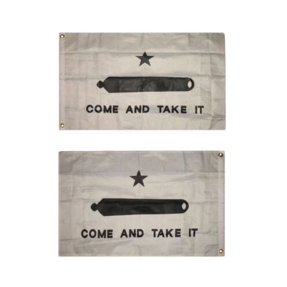 2x3 Gonzales Gonzalez Come And Take It 2 Faced 2-ply Wind Resistant Flag 2x3ft
