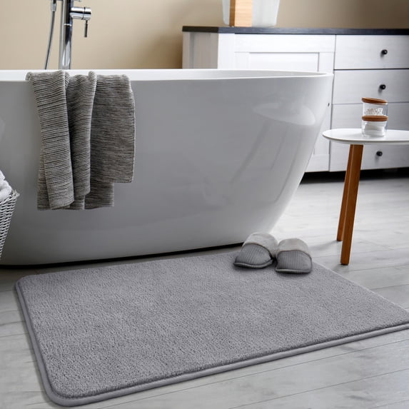 2x3 Grey Area Rugs For Bedroom Living Room  Soft Modern Indoor Throw Low Pile Fluffy Small Rug Door Mat Washable Non Slip Entryway Carpet Home Decor