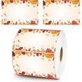 thumbnail image 1 of 2x3 Inch Autumn Thermal Stickers Direct Thermal Labels Fall Maple Leaves Stickers Self-Adhesive Printer Labels 250Pcs, 1 of 2