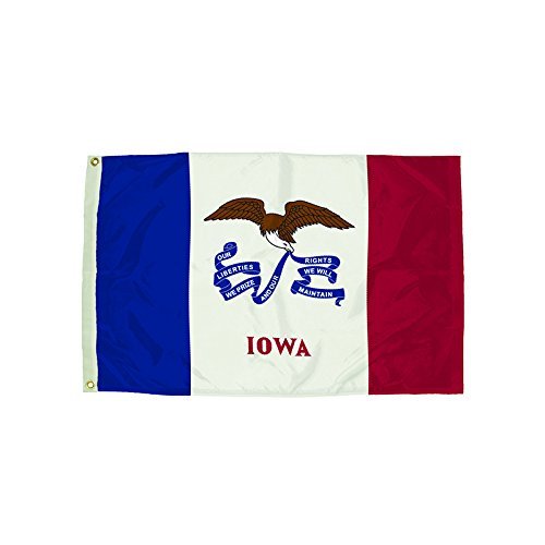 2x3 Iowa State Nylon Flag 2'x3' Banner Grommets premium fade resistant