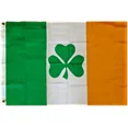 thumbnail image 1 of 2x3 Ireland Flag Irish Shamrock Banner Clover Pennant St Patricks Day Celtic, 1 of 1