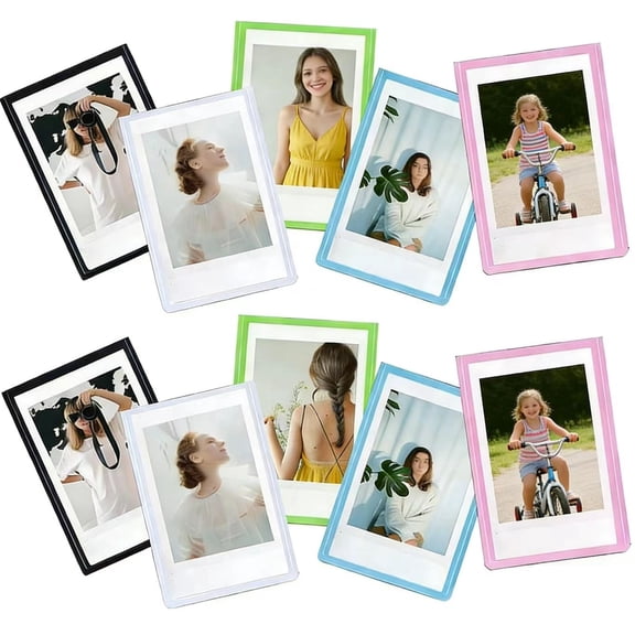 2x3 Magnetic Photo Frame Refrigerator for Fujifilm Instax Mini Instant Film, Magnet Picture Frames for Fridge Small Picture Holder for 3.3''*2.1'' Picture -10 Pack