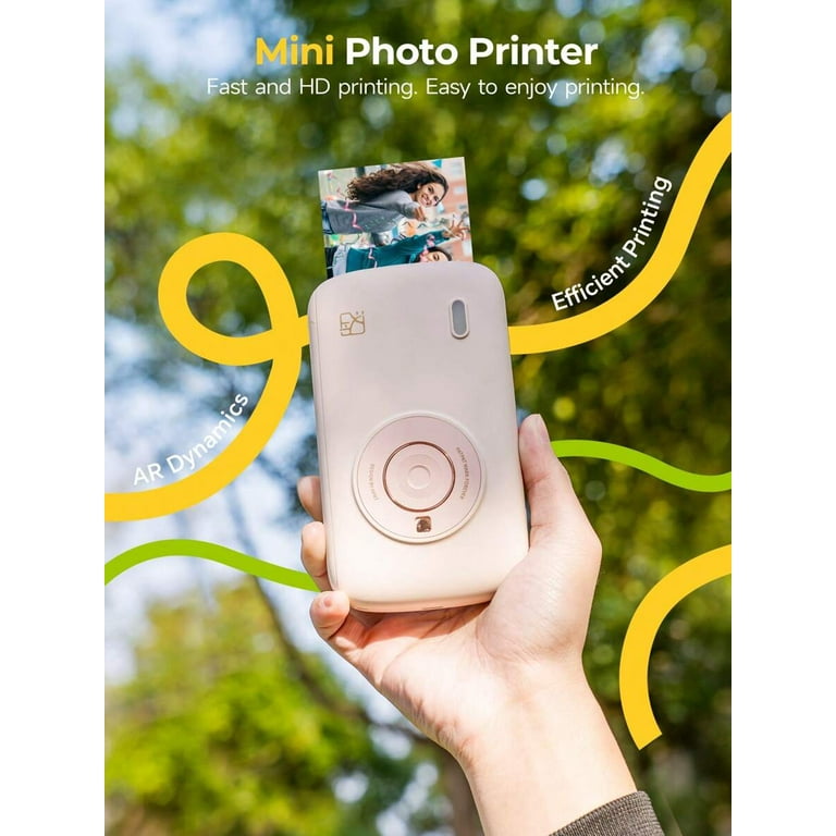 2x3 Mini Portable Color Photo Printer 10pcs Photo Paper