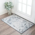 thumbnail image 1 of 2x3 Modern Blue Small Area Rug, Throw Mat for Indoor Entry | Ideal for Kitchen or Bathroom Rugs 2' x 3', 1 of 8