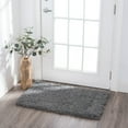 thumbnail image 1 of 2x3 Modern Gray Small Area Rug, Throw Mat for Indoor Entry | Ideal for Kitchen or Bathroom Rugs 2' x 3', 1 of 9