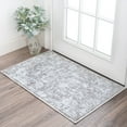 thumbnail image 1 of 2x3 Modern Gray Small Area Rug, Throw Mat for Indoor Entry | Ideal for Kitchen or Bathroom Rugs 2' x 3', 1 of 8
