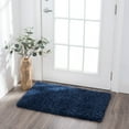 thumbnail image 1 of 2x3 Modern Navy Small Area Rug, Throw Mat for Indoor Entry | Ideal for Kitchen or Bathroom Rugs 2' x 3', 1 of 9