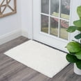 thumbnail image 1 of Bliss Rugs Transitional Solid Color 2' x 3' White Polypropylene Indoor Area Rug, 2' x 3', 1 of 10