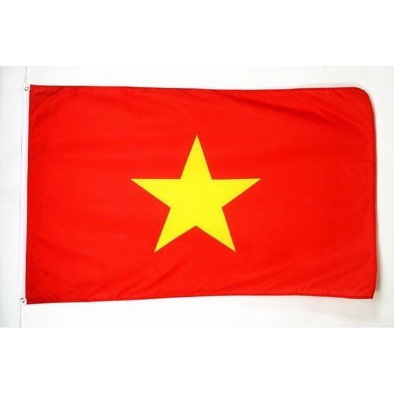 2x3 North Vietnam Flag 2'x3' House Banner Grommets
