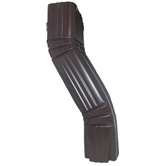 2x3 Off Set Elbow / Style A, Aluminum, Royal Brown