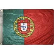 2x3 Portugal Flag 2x3 House Banner Grommets 100D FABRIC