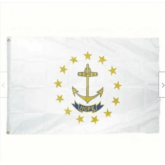 2x3 Rhode Island State Nylon Flag 2'x3' Banner Grommets