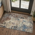 thumbnail image 1 of DEORAB 2x3 Area Rugs for Living Room, Low Pile Lightweight Easy Clean Soft Machine Washable Rugs, Non Slip Doormat, Rug for Bedroom, Front Door and Bathroom, 1 of 5