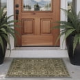 thumbnail image 1 of DEORAB 2x3 Area Rugs Persian Olive Green Low Pile Lightweight Machine Washable Non Slip Rug for Kitchen, Entryway, Front Door, Bathroom, 1 of 8