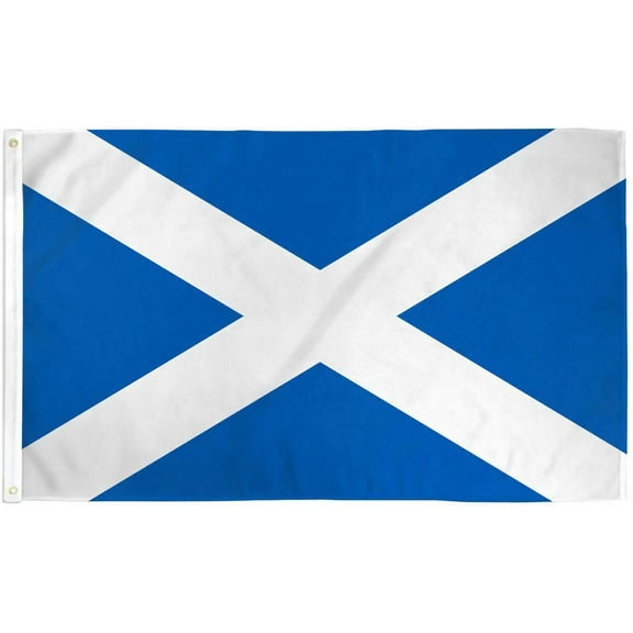 2x3 Scotland Cross Flag Saint Andrew Banner Saltire Scottish Pennant New 100D