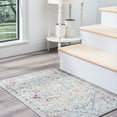 thumbnail image 1 of 2x3 Traditional Cream Small Area Rug, Throw Mat for Indoor Entry | Ideal for Kitchen or Bathroom Rugs 2' x 3', 1 of 7