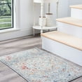 thumbnail image 1 of 2x3 Traditional Silver Small Area Rug, Throw Mat for Indoor Entry | Ideal for Kitchen or Bathroom Rugs 2' x 3', 1 of 7