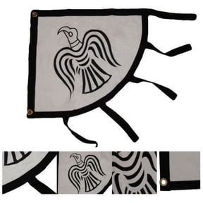 2x3 VIKING RAVEN FLAG SEWN & EMBROIDERED COTTON BANNER NORSE MYTHOLOGY SYMBOL