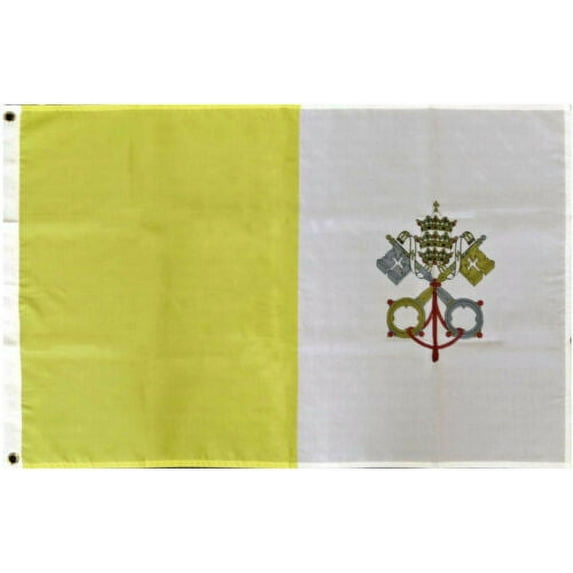 2x3 Vatican City Flag Holy See Papal State Pope Rome Italy Roman Catholic Church