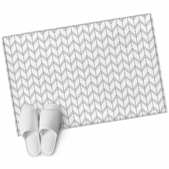 2x3 Washable Area Rugs,Abstract Herringbone Pattern Non-Slip Soft Rug Indoor Carpet,Floor Rugs for Living Room Bedroom