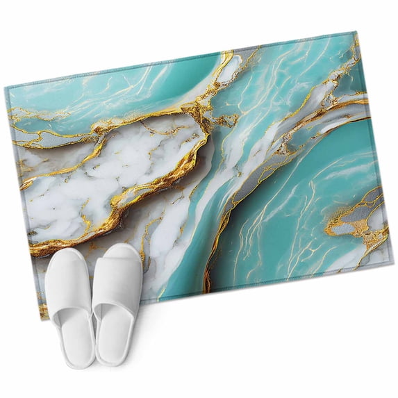 2x3 Washable Area Rugs,Abstract Marble Texture Ombre Non-Slip Soft Rug Indoor Carpet,Floor Rugs for Living Room Bedroom