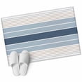 thumbnail image 1 of 2x3 Washable Area Rugs,Blue Stripes Abstract Geometric Non-Slip Soft Rug Indoor Carpet,Floor Rugs for Living Room Bedroom, 1 of 9