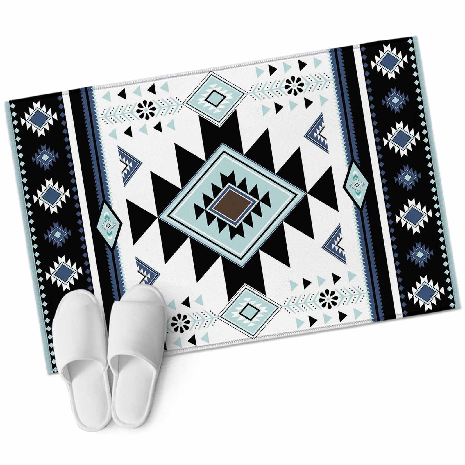 2x3 Washable Area Rugs,Ethnic Tribal Aztec Geometric Pattern Non-Slip ...
