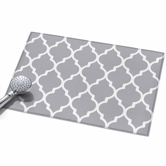 2x3 Washable Area Rugs,Gray White Moroccan Pattern Non-Slip Ultra Soft Rug Large Indoor Carpet,Modern Geometric Art Floor Rugs for Home Living Room Bedroom Dining Room Office