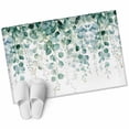 thumbnail image 1 of 2x3 Washable Area Rugs,Green Eucalyptus Leaves Watercolor Non-Slip Soft Rug Indoor Carpet,Floor Rugs for Living Room Bedroom, 1 of 9