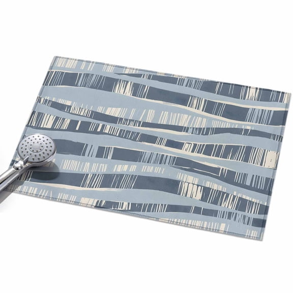 2x3 Washable Area Rugs,Navy Blue Ocean Waves Coastal Horizon Non-Slip Ultra Soft Rug Large Indoor Carpet,Abstract Art Floor Rugs for Home Living Room Bedroom Dining Room Office